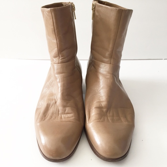 COPY - YSL | Tan Vintage Ankle Boots - Picture 5 of 8